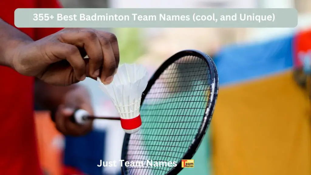 Unique Badminton Team Names