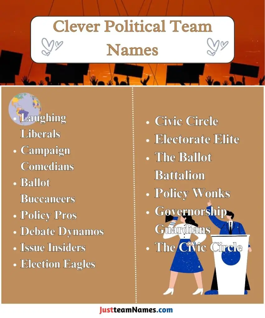 Clever Political Team Names