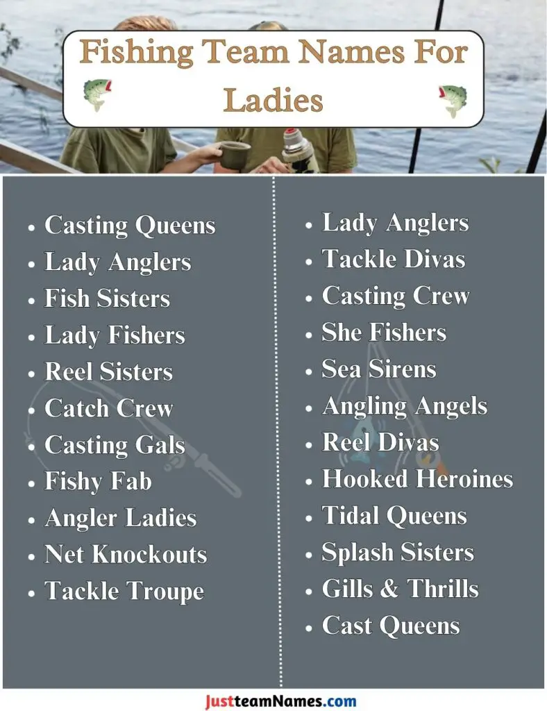 Fishing Team Names For Ladies