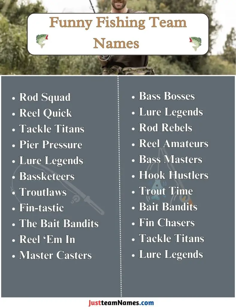 Funny Fishing Team Names 