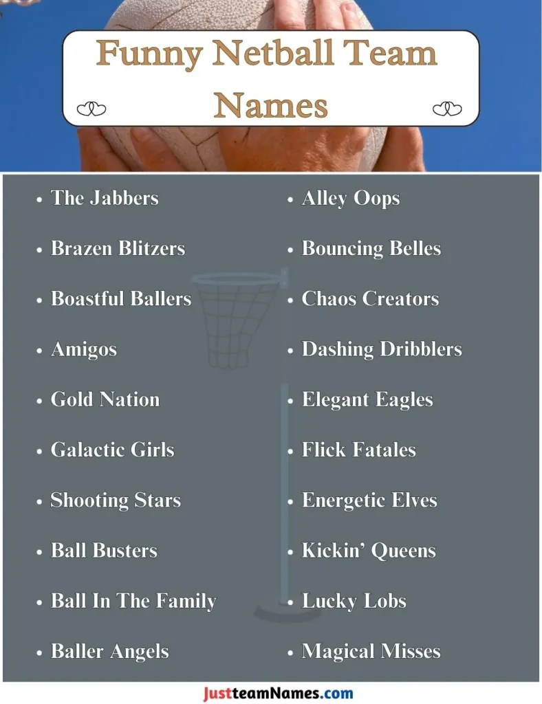 Funny Netball Team Names