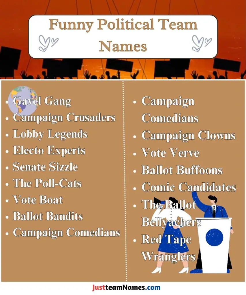 Funny Political Team Names