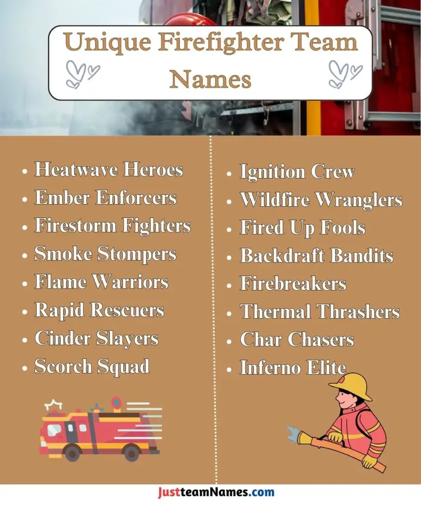 Unique Firefighter Team Names